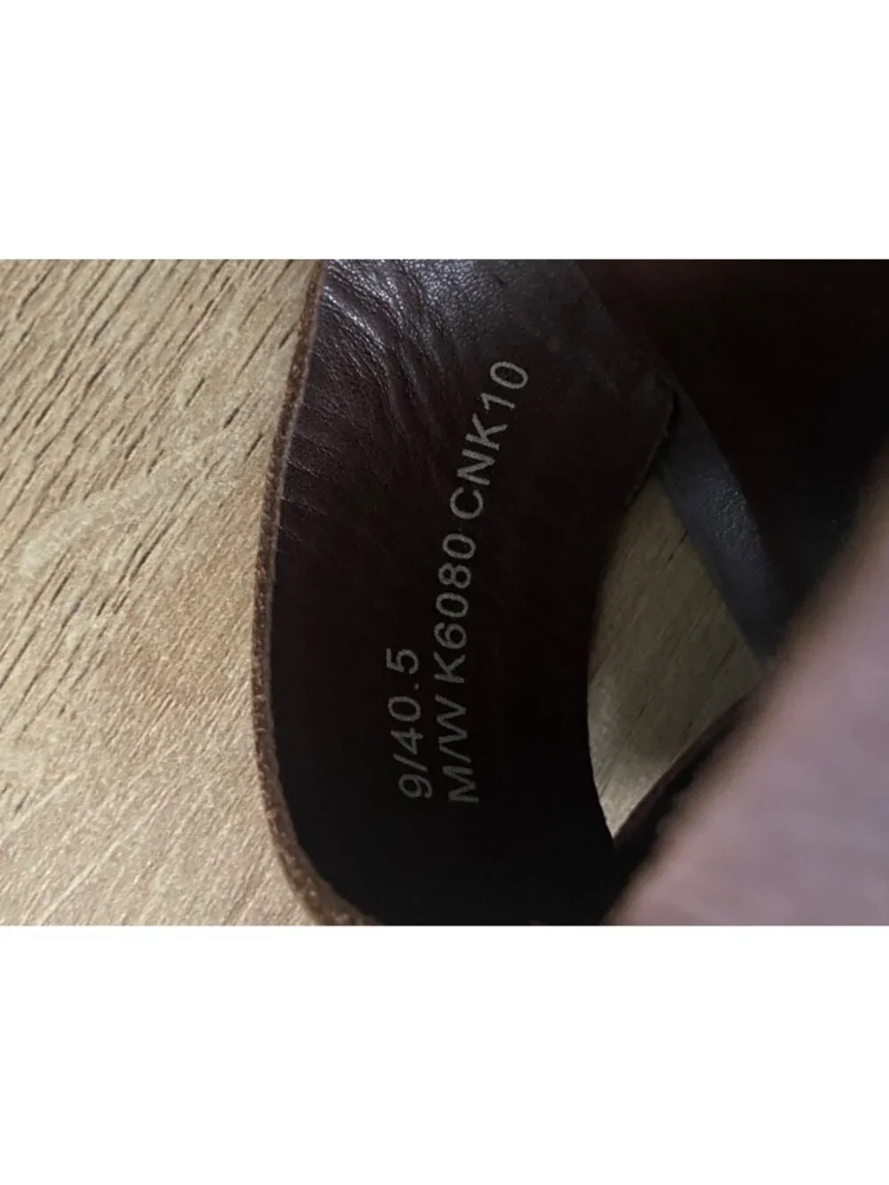 Kork-Ease Brown Leather Wedge Sandals With Adjustable Strap Size 9